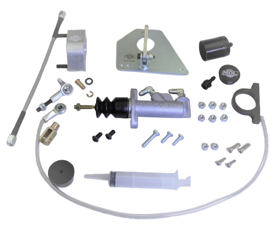 MDL LF Series 60-65 Falcon/Comet Hydrualic Clutch Master Kit, .750" Bore, Black Billet Reservioir